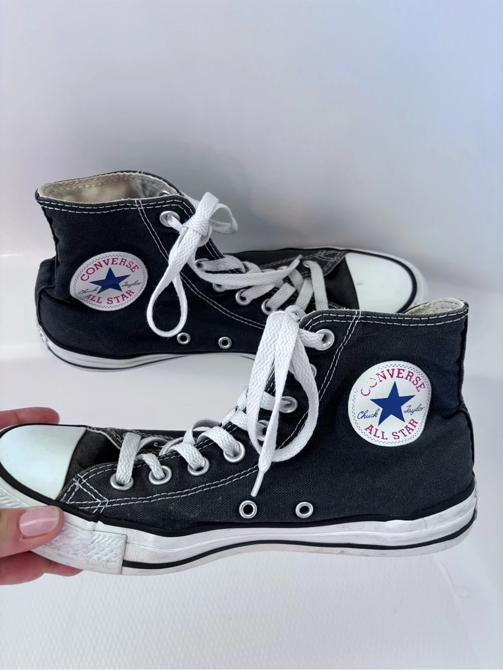 Converse Chuck Taylor All Star Black White High Top Sneakers
